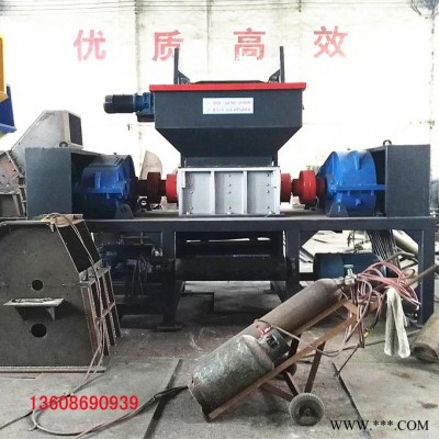 荣沣机械600型金属撕碎机 双轴铁销撕碎机 废钢铁 铁屑撕碎机  木材 树墩 树枝环保轮胎撕碎机设备 塑料玻璃破碎机械