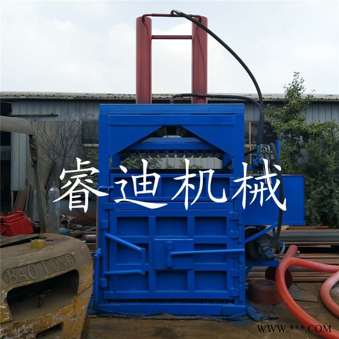 睿迪牌125吨卧式铁皮铁销压块机 废钢铁刨花废金属成型机图2