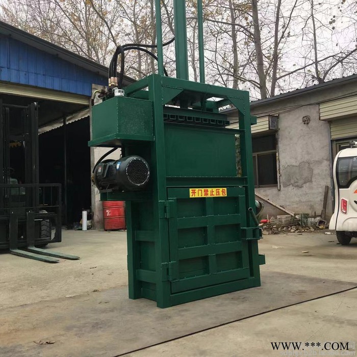 青铜峡双缸60吨油压打包机 立式塑料薄膜压块机 普航回收垃圾站打捆机定做图7