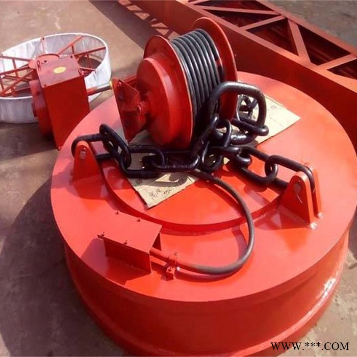 定制圆形电磁吸盘 起重电磁吸盘 废铁废钢电磁吸盘 吸力大电磁吸盘图6