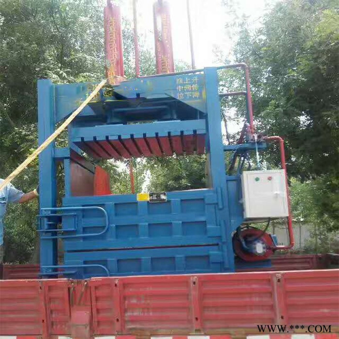 中旺废纸打包机 废品废纸箱打包机 立式液压废料废金属打包机图5