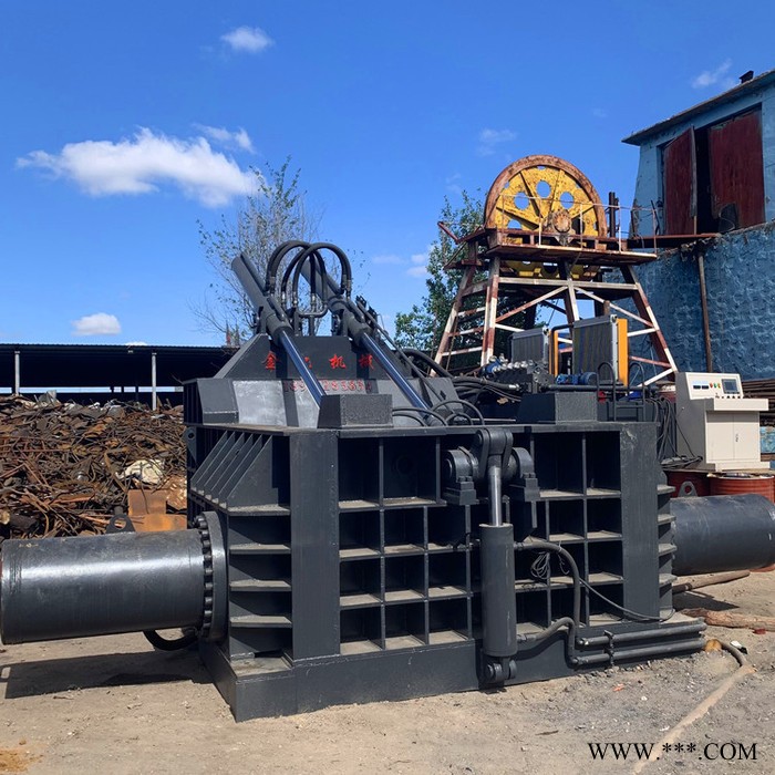 金亿 铁皮废铝压块机 废品回收废铁废铁废铝压缩打包机图7