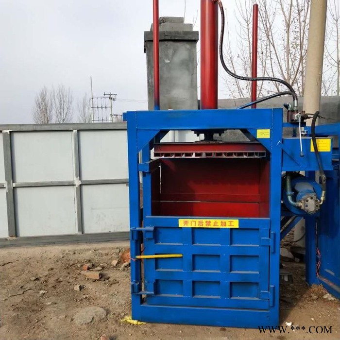 编织袋废金属压缩打包机 30吨立式液压打包机 小型双缸打包机图5