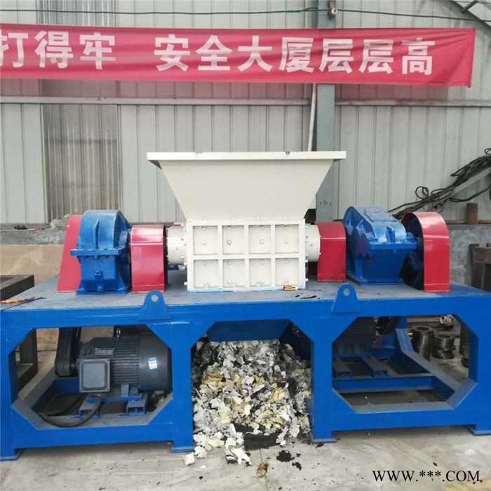 撕碎机双轴大型破碎单轴撕碎机小型金属废铁塑料垃圾边角料撕碎机图3