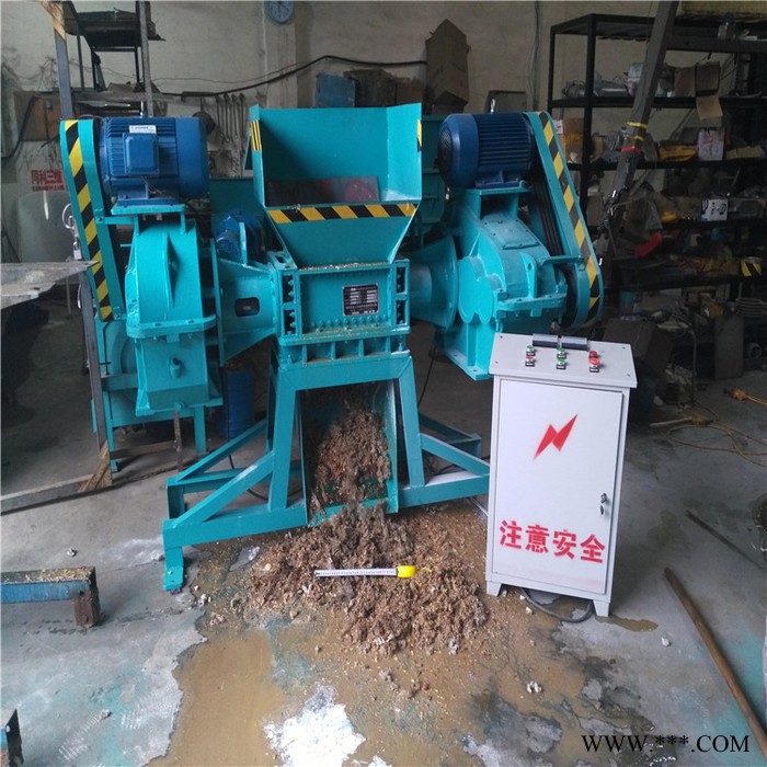 撕碎机双轴大型破碎单轴撕碎机小型金属废铁塑料垃圾边角料撕碎机图4