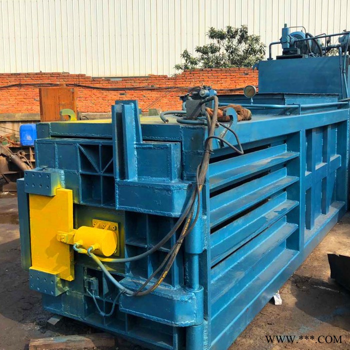 全自动卧式打包机 液压打包机 卧式液压打包机废旧铝合金废铁压缩打包机图3