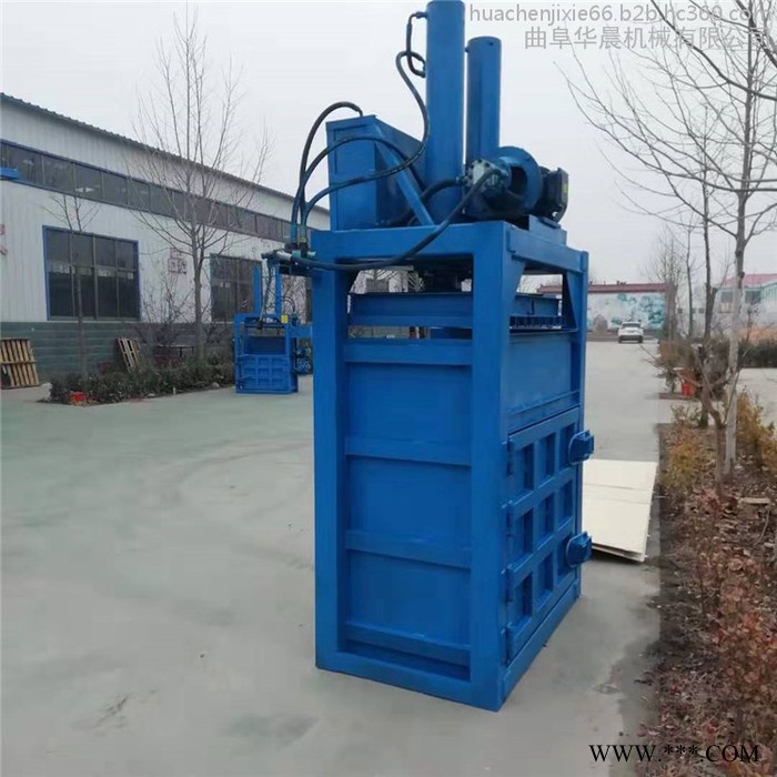 废铁易拉罐压块机 硬纸壳打包机  华晨矿泉水瓶压扁机图5