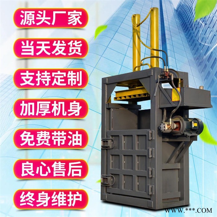 立式废金属打包机 华晨大吨位废铁压块机 HC-DBJ20吨布匹打包机图4