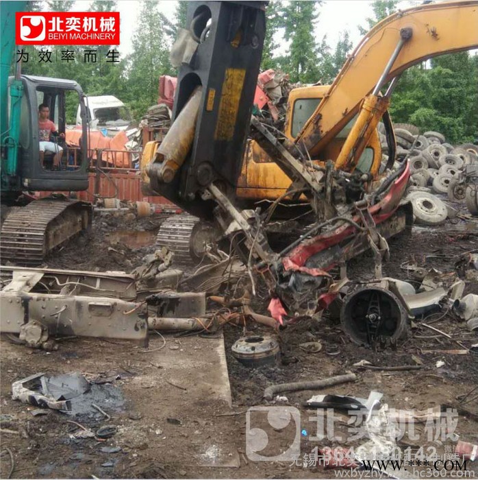 废铁回收厂 旋转鹰嘴剪 船舶拆解剪 重型液压剪 液压钢铁剪刀图3