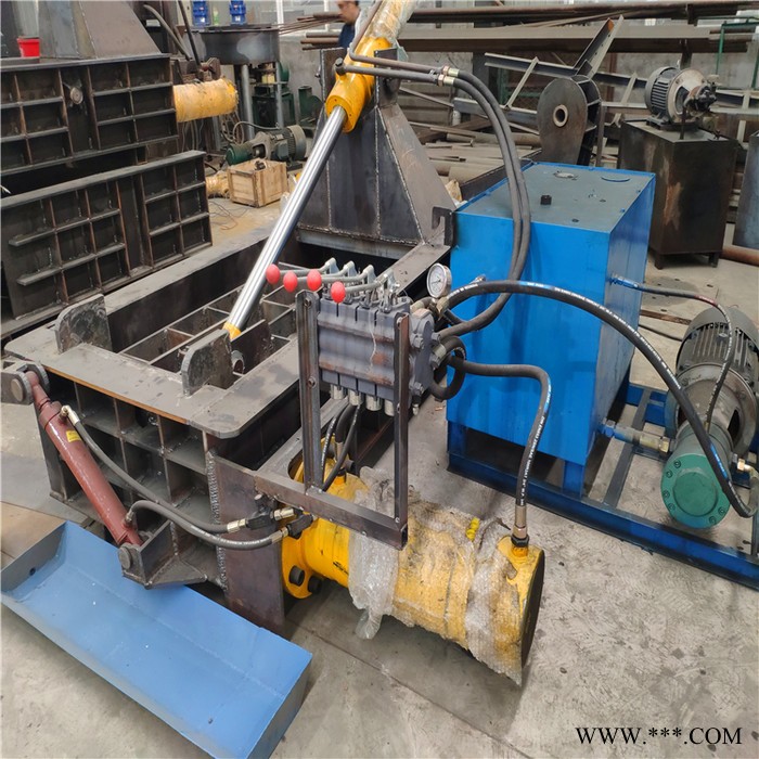 豫晓重工质量保证YX-63金属打包机废铁压块机液压生铁压块机图3