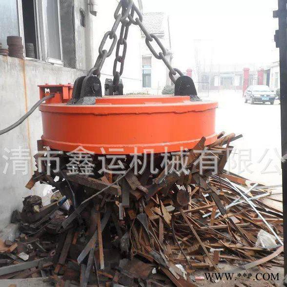 叉车起重电磁吸盘 废钢电磁吸盘 鑫运机械供应商 强磁吊装废钢吸盘图4
