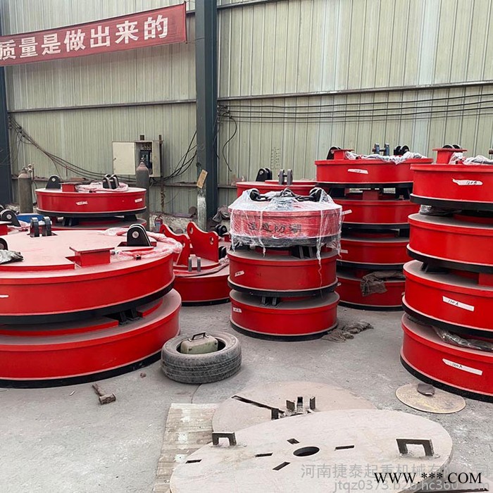 捷泰 电磁吸盘 圆形电磁吸盘 小型废钢电磁吸盘图3