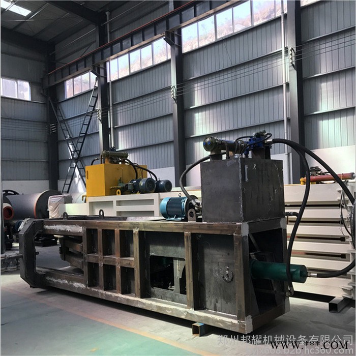 废纸打包机 秸秆压块机 卧式液压废纸打包机 农作物秸秆打包机  棉花打包机图5