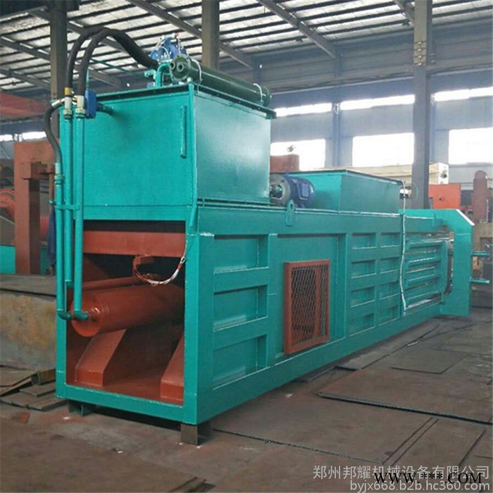 废纸打包机 秸秆压块机 卧式液压废纸打包机 农作物秸秆打包机  棉花打包机图4