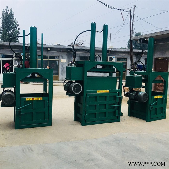 大同废铝废桶压扁机 普航秸秆木屑压包机 废金属立式液压打包机图6