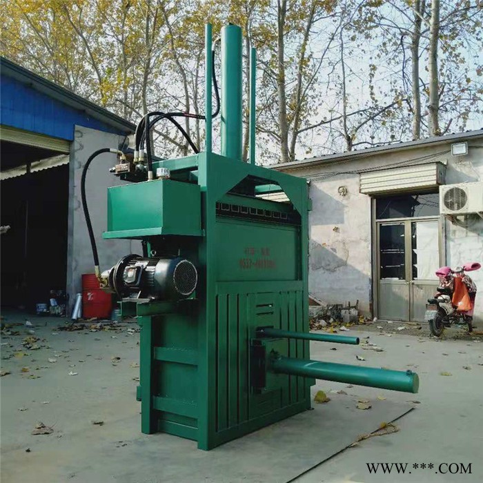 易拉罐液压打包机 自动出包废纸打包机 废铁丝钢筋打块机厂家图2