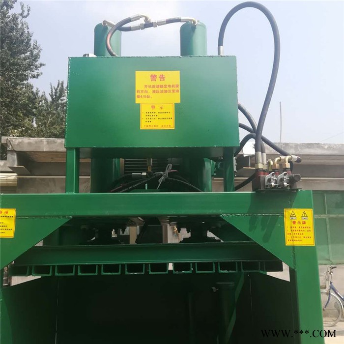 易拉罐液压打包机 自动出包废纸打包机 废铁丝钢筋打块机厂家图7