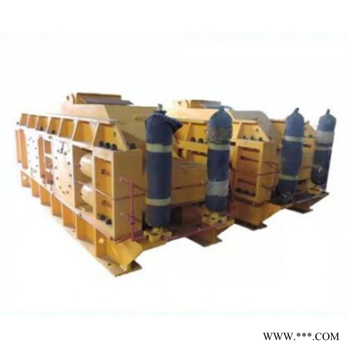 滚轮金属粉碎机 塑料彩钢瓦型破碎机 双轴对辊废铁破碎机价格图7