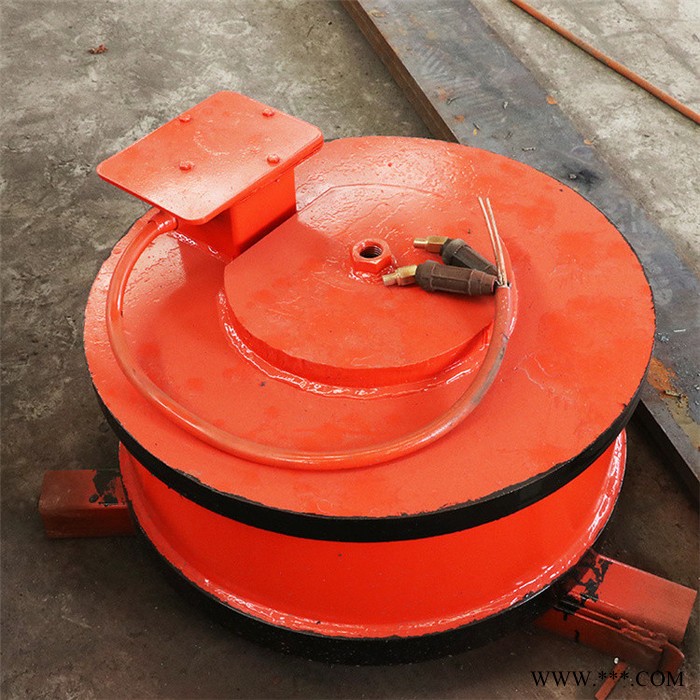 起重机不锈钢电磁吸盘 可定制挖掘机用港口码头圆形电磁吸盘图5
