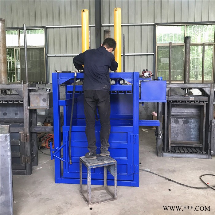 华腾机械 立式液压打包机 金属废纸打包机 纸壳液压打包机 液压打包机 液压金属打包机图3