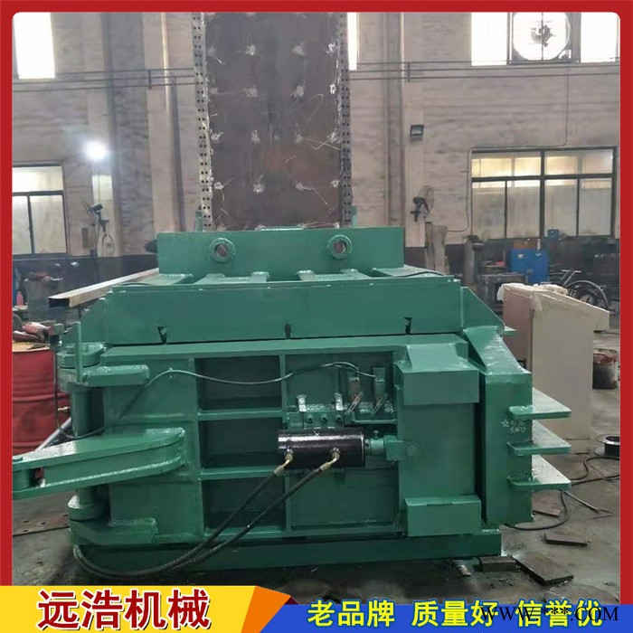 远浩 易拉罐打包机 大吨位废铁铝合金打包机 性能稳定液压驱动图7