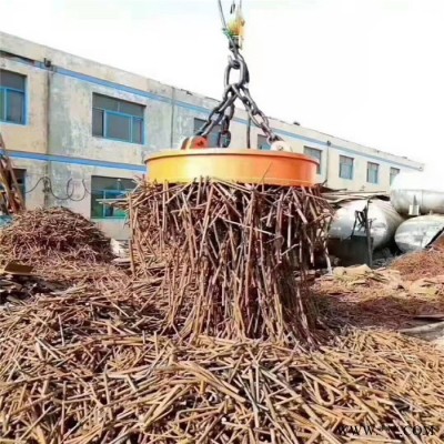 多型号电磁吸盘 圆形废铁吸盘 圆形废钢吸盘 废钢电磁吸盘规格