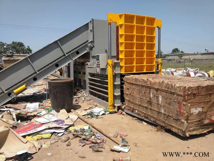 君合机械 废纸液压打包机打块机打捆机压块机  废金属铝合金液压打包机图2