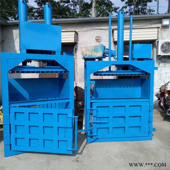 无锡纸壳压块打包机 立式30吨湿羽毛压缩机 普航 多功能废铁压块机厂家图5