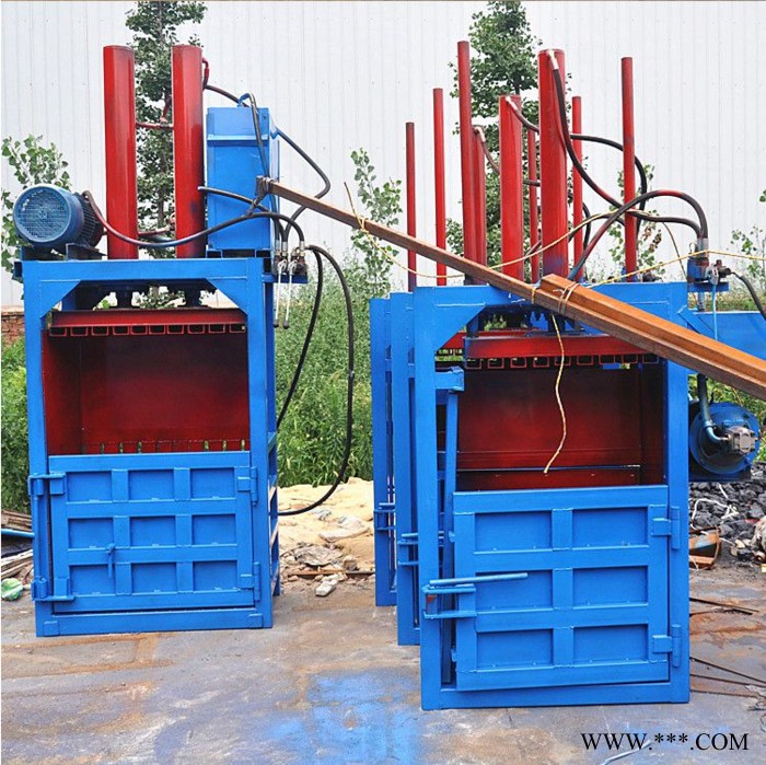 优民 10吨小型废铁纸打块机 废金属液压打包机 立式液压打包机图6