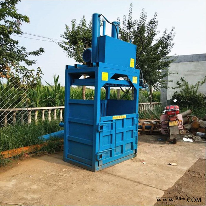 优民 10吨小型废铁纸打块机 废金属液压打包机 立式液压打包机图5