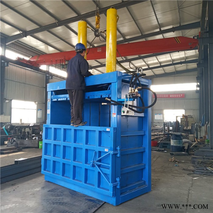 铁麒麟 废铁丝压缩机 塑料瓶压块机 废纸打包机 编织袋捆扎机 打包机图7