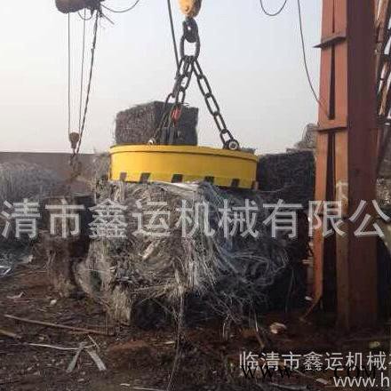 24伏装载机电磁吸盘 1米2汽车吊起重电磁吸盘石狮圆形电磁吸盘图6