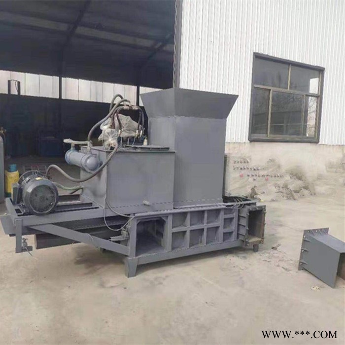 废旧金属液压打包机 销量高全自动 卧式金属打包机 好进料压块机图8