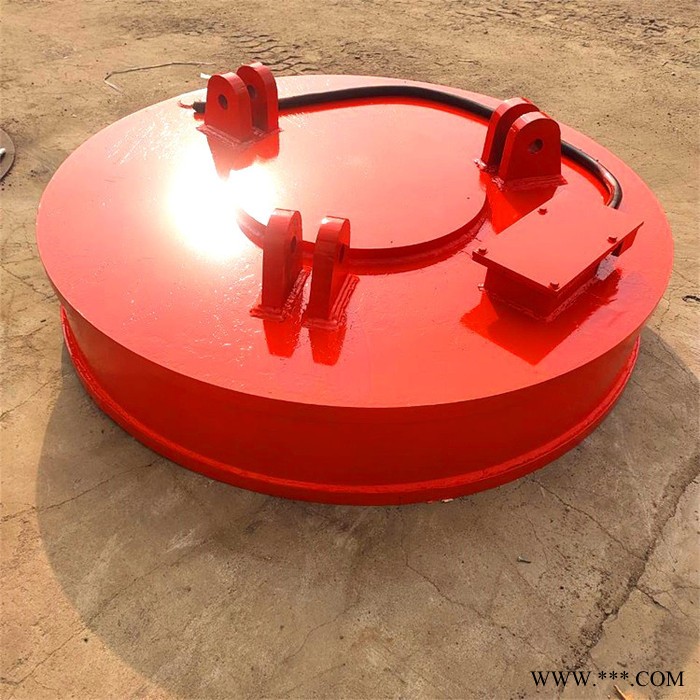 挖机圆形电磁吸盘 鑫运1.2米废钢电磁吸盘 起重厂家图6