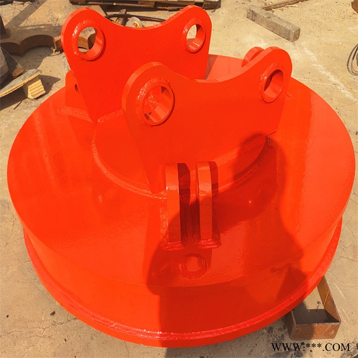 挖机圆形电磁吸盘 鑫运1.2米废钢电磁吸盘 起重厂家图7