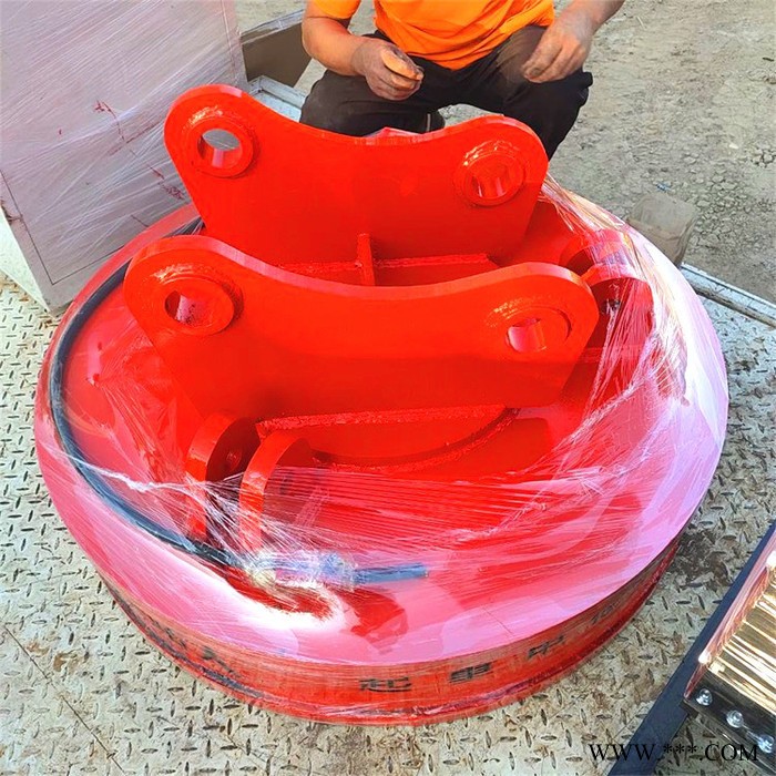 鑫运厂家批发 装载机带电磁吸盘 MW5永磁自发电起重电磁吸盘 吸盘图4