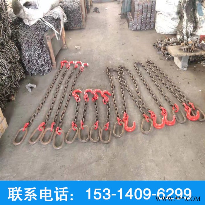 电厂钢铁厂造船厂冶金锻造用吊装链条 电磁吸盘吊链吊索具图2