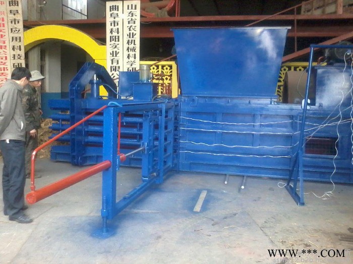 80吨卧式液压打包机气动加压打包机打包机设备耐压型打包机就选科阳牌放心 金属液压打包机图2