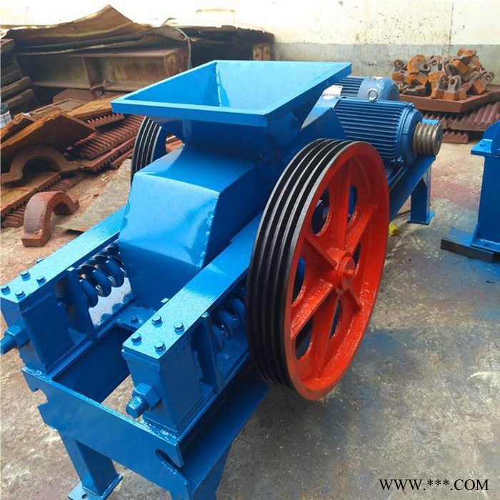 富德2PG-750*500 煤矸石强力破碎机鹅卵石制砂双辊破碎机小型生活垃圾金属塑料轮胎塑胶废铁粉碎破碎图6