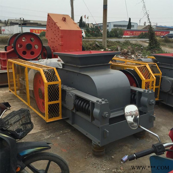 富德2PG-750*500 煤矸石强力破碎机鹅卵石制砂双辊破碎机小型生活垃圾金属塑料轮胎塑胶废铁粉碎破碎图4