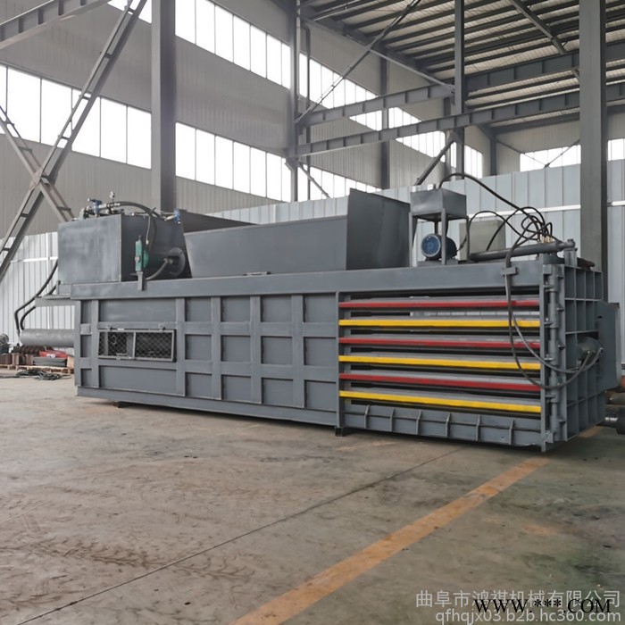 长乐 卧式废纸打包机 100吨卧式废铝废铁打包机 液压打包机价格图5