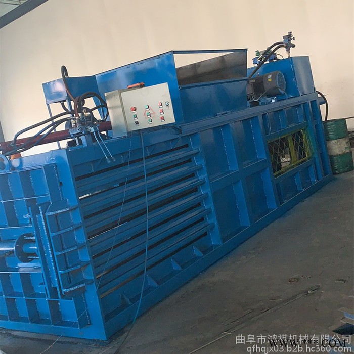 直推式卧式打包机 双油缸塑料瓶打包机 卧式液压废纸打包机图2