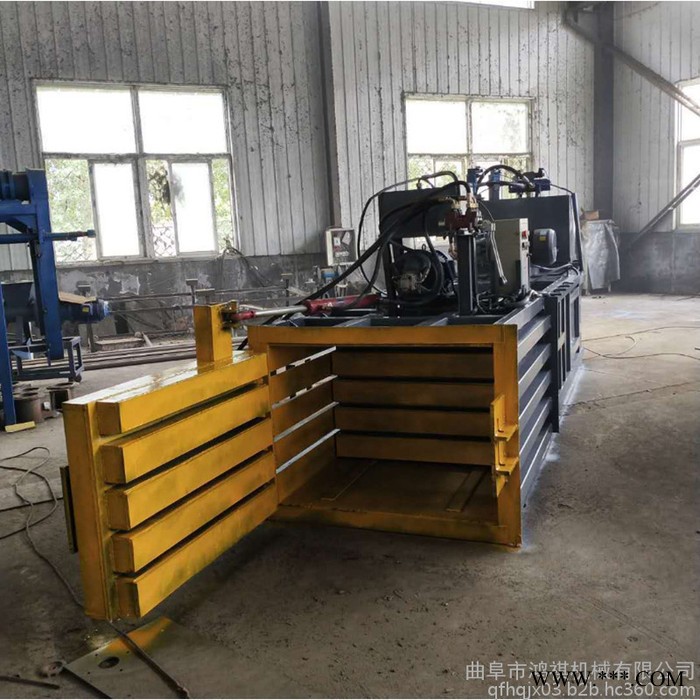 直推式卧式打包机 双油缸塑料瓶打包机 卧式液压废纸打包机图7