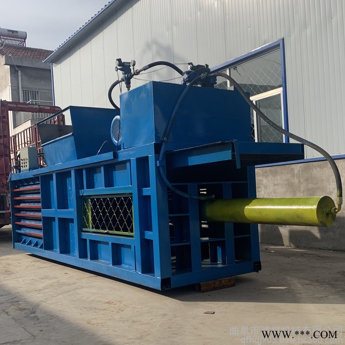 直推式卧式打包机 双油缸塑料瓶打包机 卧式液压废纸打包机图3