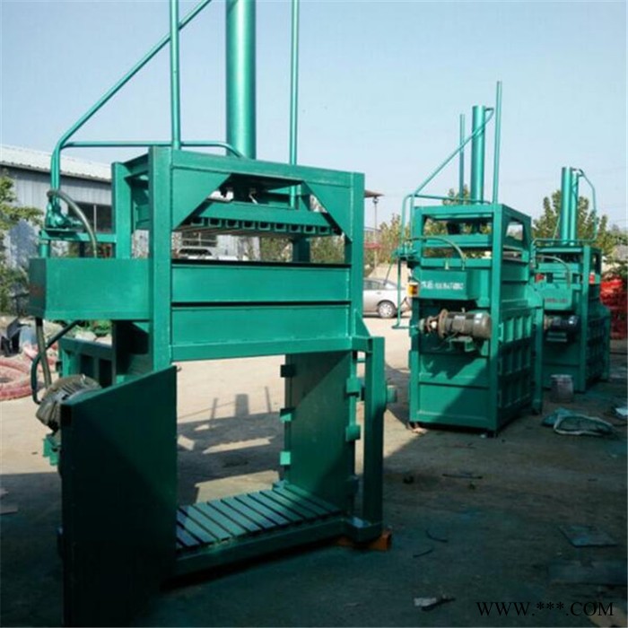 万轮** 全自动半自动多用途液压打包机 废金属压块机 卧式大型多功能液压打包机 双缸废纸箱四开门打包机图7