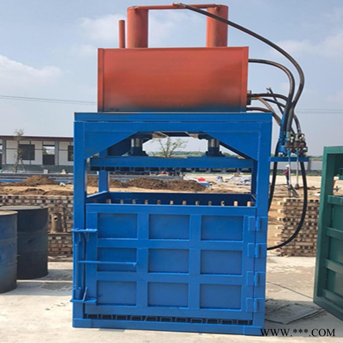 万轮** 全自动半自动多用途液压打包机 废金属压块机 卧式大型多功能液压打包机 双缸废纸箱四开门打包机图6