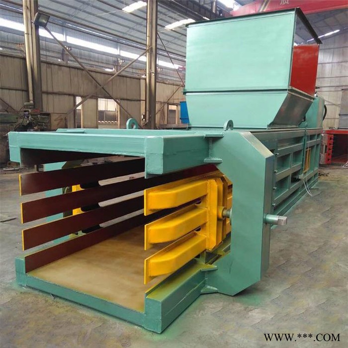 富德200服装打包机易拉罐打包设备卧式废纸纸箱打包机金属下脚料打包机塑料膜卧式打包机图8