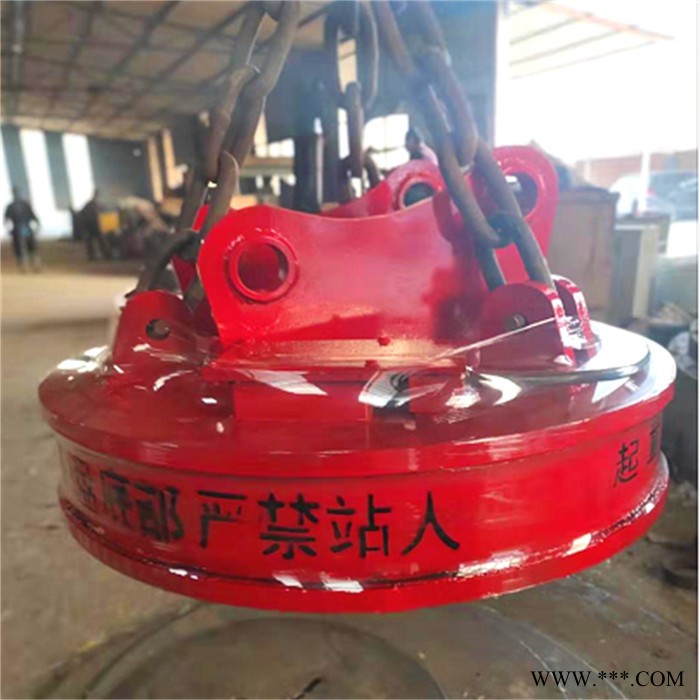 山东鑫运供应挖机电磁吸盘 价格便宜节能环保 24伏废钢电磁吸盘图2