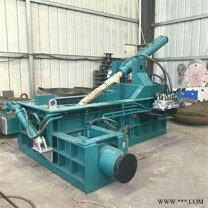 废金属下脚料压块机  废铁废铝压块机 邦耀废旧自行车架子压块机 金属压块机图6