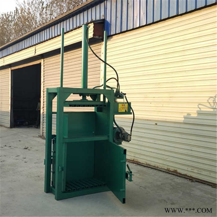 金佳编织袋塑料瓶压块机 废铁铝制品打包机 高品质单双杠纸液压打包机图7